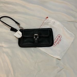 Coach wristlet, Black bag , Small.